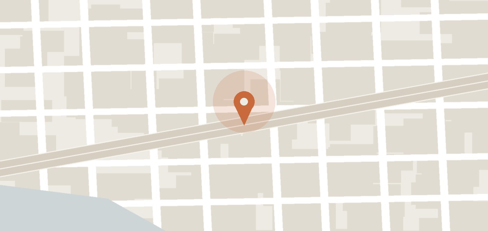 Map showing the RLC Construction shop on Cabrillo Way in Rocklin, California